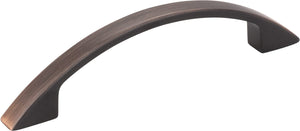 Elements 8004-BNBDL 96 mm Center-to-Center Brushed Pewter Arched Somerset Cabinet Pull
