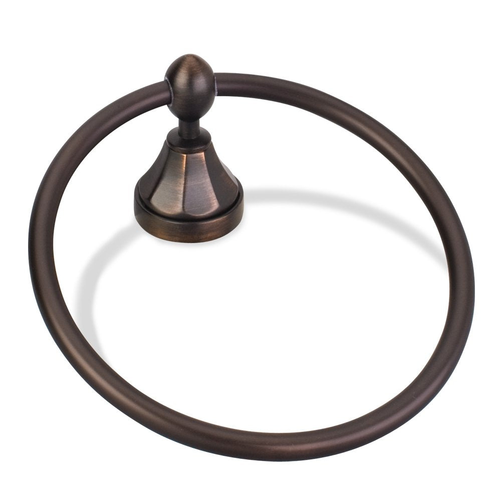 Elements BHE3-06DBAC Newbury Brushed Oil Rubbed Bronze Towel Ring - Contractor Packed