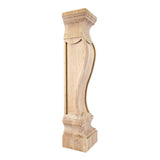 Hardware Resources FCORV-CH 8" W x 7" D x 36" H Cherry German Romanesque Fireplace Corbel