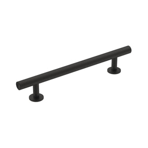Amerock Cabinet Pull Matte Black 5-1/16 inch (128 mm) Center-to-Center Radius 1 Pack Drawer Pull Cabinet Handle Cabinet Hardware