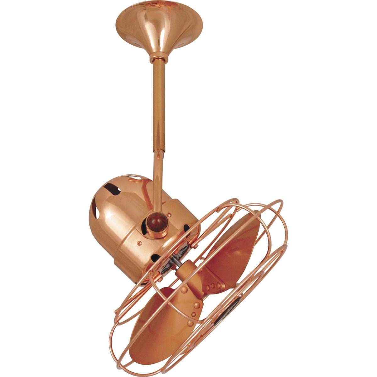 Matthews Fan BD-CP-MTL Bianca Direcional ceiling fan in Polished Copper finish with metal blades.