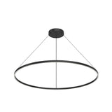 Kuzco PD87160-BK CERCHIO 60" PENDANT BK TEXTURED DOWN ONLY DUO CANOPY 930 TRIAC 120 128W