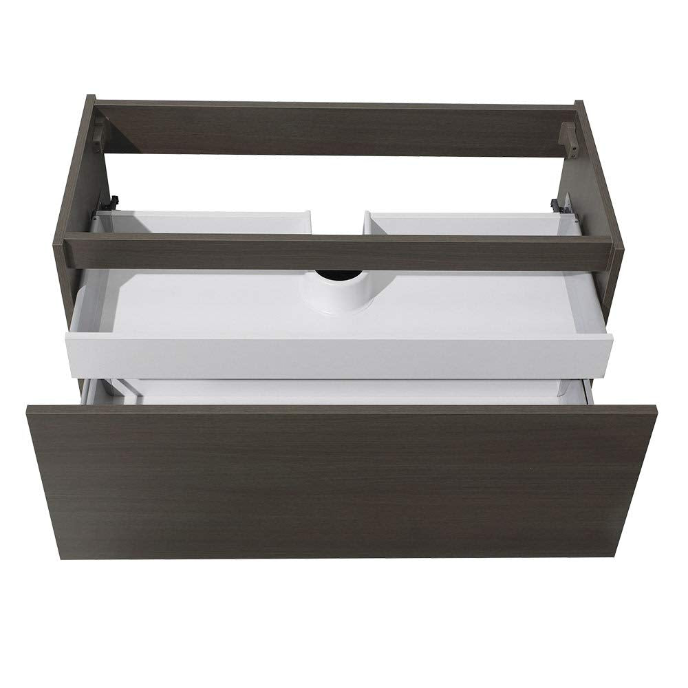 Fresca FCB8010TK Fresca Mezzo 39" Teak Modern Bathroom Cabinet