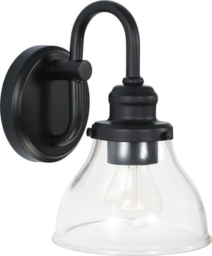 Capital Lighting 8301MB-461 Baxter 1 Light Sconce Matte Black