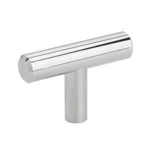 Amerock Cabinet Knob Polished Chrome 1-15/16 inch (49 mm) Length Bar Pulls 1 Pack Drawer Knob Cabinet Hardware