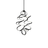 Kuzco CH93934-BK SYNERGY 34" CH Black 120V TRIAC/ELV LED 3000K 90CRI 107W