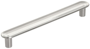 Amerock Cabinet Pull Polished Nickel 5-1/16 inch (128 mm) Center to Center Concentric 1 Pack Drawer Pull Drawer Handle Cabinet Hardware