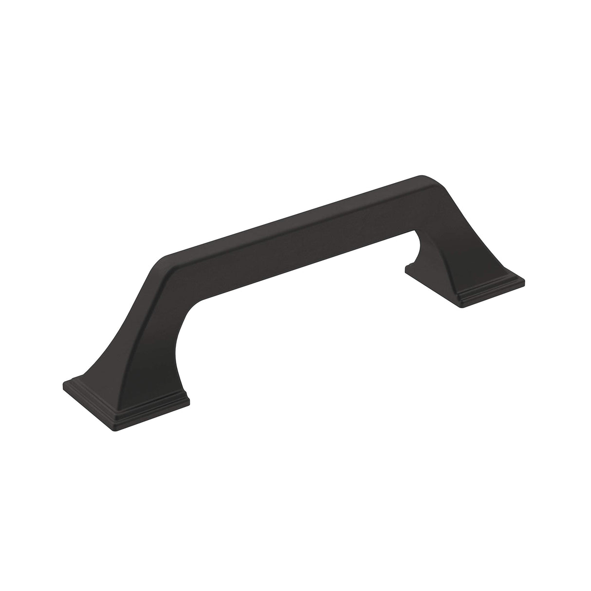 Amerock Cabinet Pull Matte Black 3-3/4 inch (96 mm) Center-to-Center Exceed 1 Pack Drawer Pull Cabinet Handle Cabinet Hardware