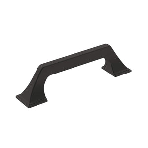 Amerock Cabinet Pull Matte Black 3-3/4 inch (96 mm) Center-to-Center Exceed 1 Pack Drawer Pull Cabinet Handle Cabinet Hardware