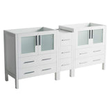 Fresca FCB62-361236WH Fresca Torino 83" White Modern Bathroom Cabinet