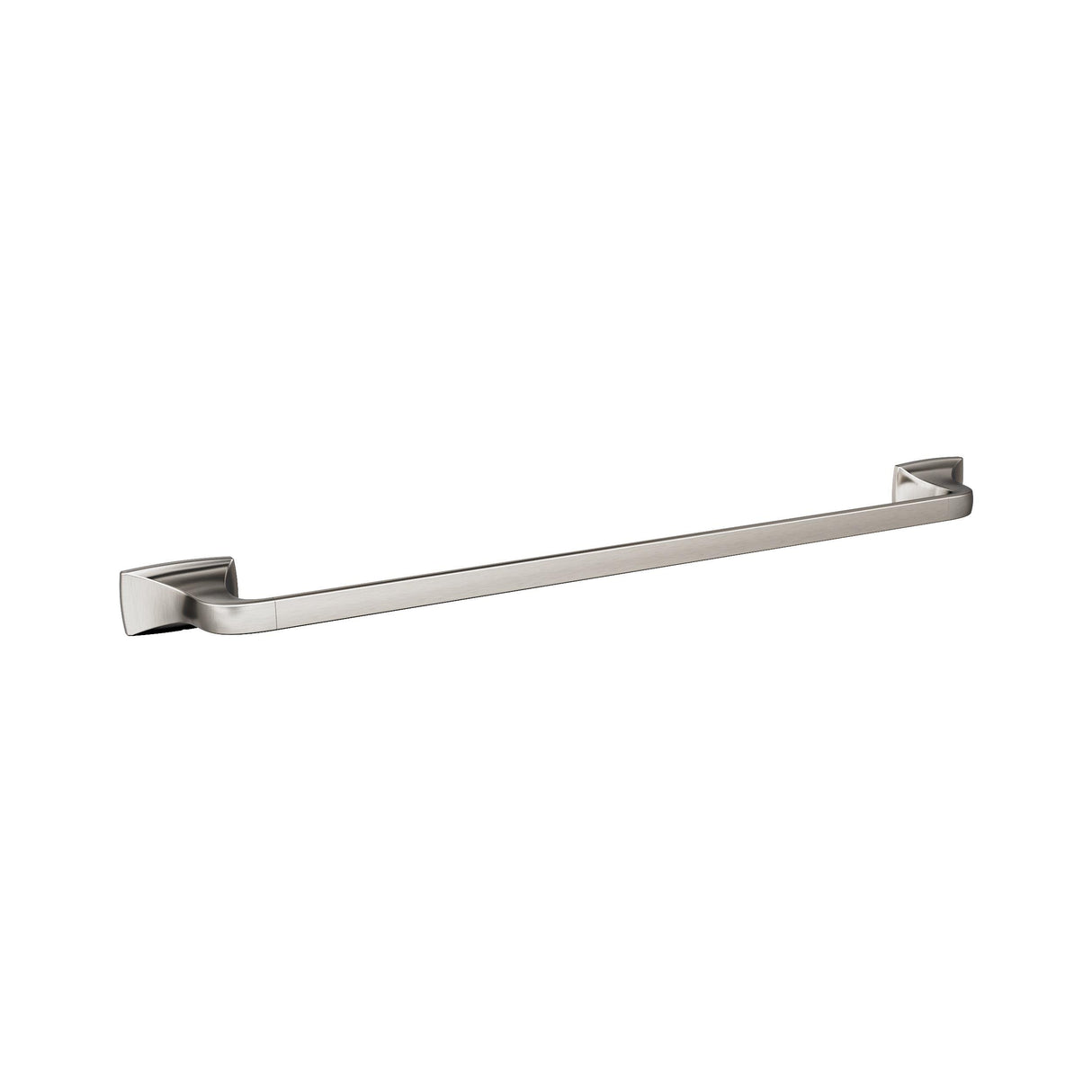 Amerock BH36014G10 Brushed Nickel Towel Bar 24 in (610 mm) Towel Rack Highland Ridge Bathroom Towel Holder Bathroom Hardware Bath Accessories