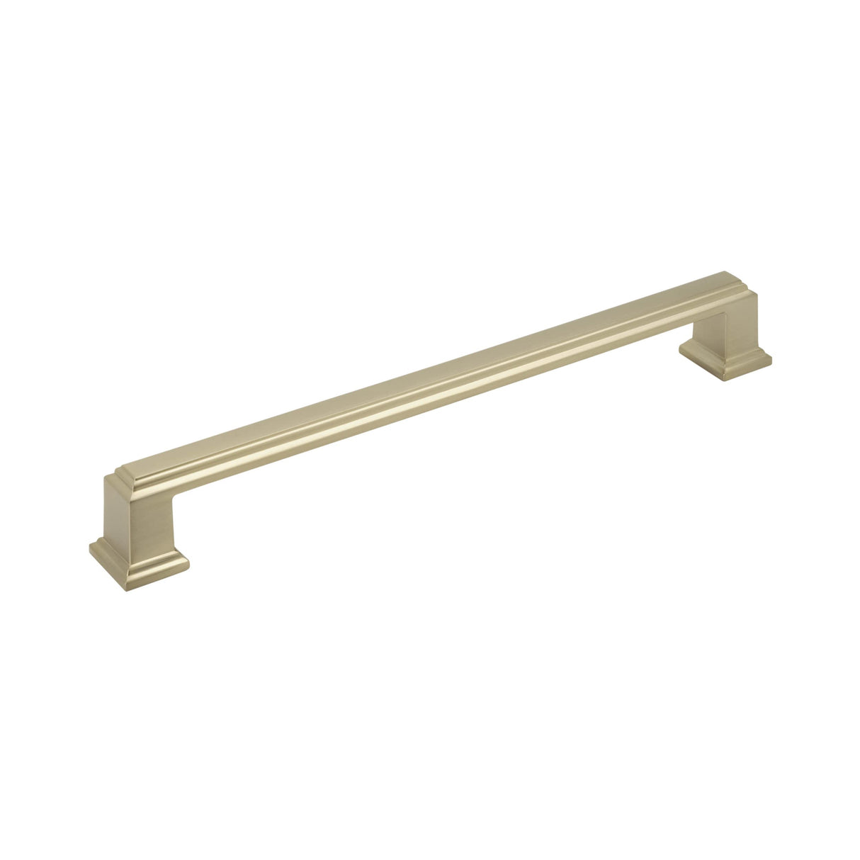 Amerock Cabinet Pull Golden Champagne 7-9/16 inch (192 mm) Center to Center Appoint 1 Pack Drawer Pull Drawer Handle Cabinet Hardware