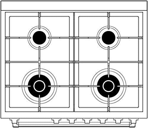 Verona VEFSGG304NW 30" Gas Range - White