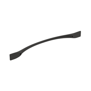 Amerock Cabinet Pull Matte Black 8-13/16 inch (224 mm) Center-to-Center Uprise 1 Pack Drawer Pull Cabinet Handle Cabinet Hardware