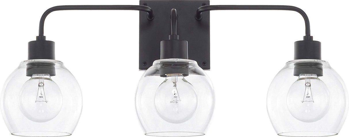 Capital Lighting 120031MB-426 Tanner 3 Light Vanity Matte Black