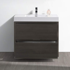 Fresca FCB8436GG-I Fresca Valencia 36" Dark Slate Gray Free Standing Modern Bathroom Vanity