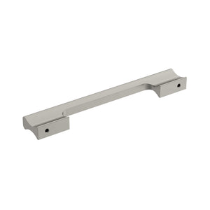 Amerock Cabinet Pull Satin Nickel 6-5/16 inch (160 mm) Center-to-Center Status 1 Pack Drawer Pull Cabinet Handle Cabinet Hardware