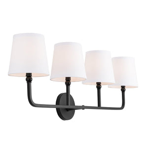 Capital Lighting 119341MB-674 Dawson 4 Light Vanity Matte Black