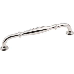 Jeffrey Alexander 658-160NI 160 mm Center-to-Center Polished Nickel Tiffany Cabinet Pull