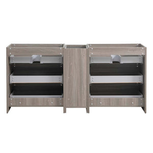 Fresca FCB93-301230RW-D Fresca Lazzaro 72" Rosewood Free Standing Double Sink Modern Bathroom Cabinet