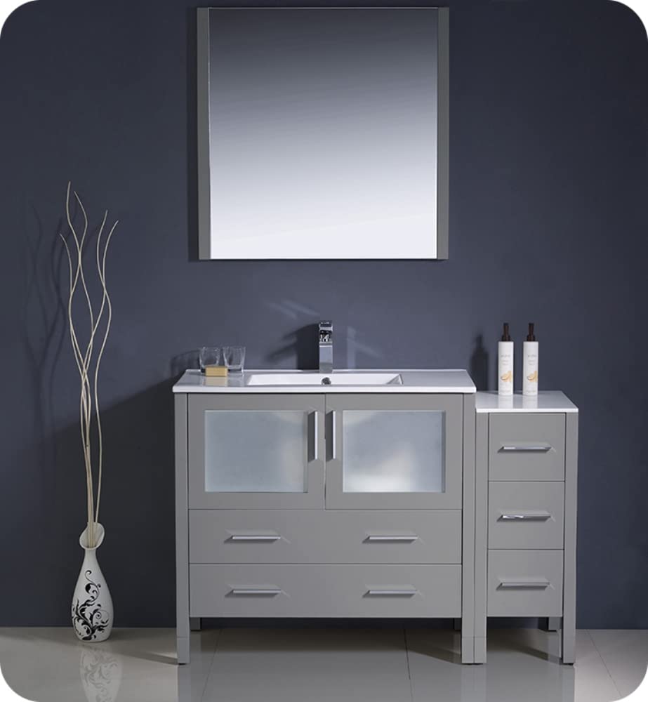 Fresca FCB62-3612GR Fresca Torino 48" Gray Modern Bathroom Cabinets