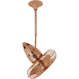 Matthews Fan JD-BRCP-MTL Jarold Direcional ceiling fan in Brushed Copper finish with metal blades.