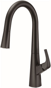 Gerber D454419BS Satin Black Vaughn Single Handle Pull-down Kitchen Faucet