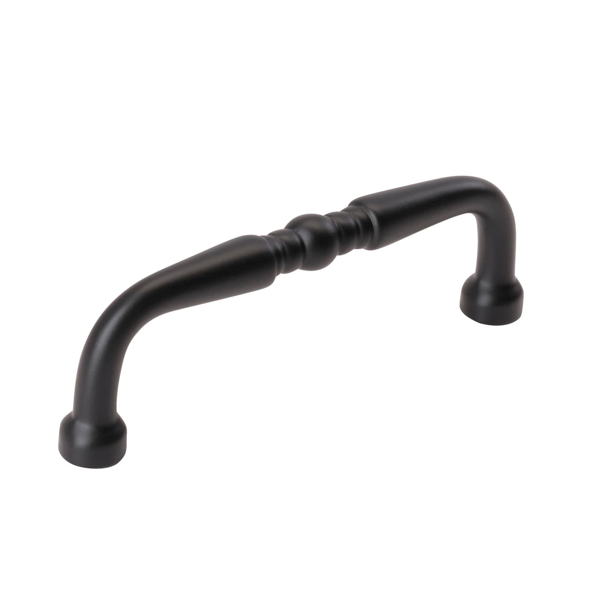Amerock Cabinet Pull Matte Black 3 inch (76 mm) Center to Center Everyday Heritage 1 Pack Drawer Pull Drawer Handle Cabinet Hardware