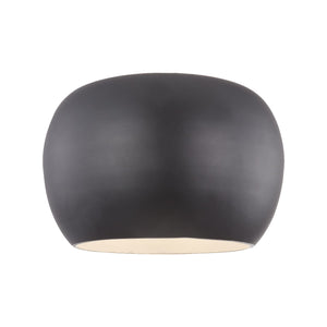 Kuzco FM44614-BK/WH CROFT 14" FM BLACK/WHITE  16W LED 90 3000K AC LED