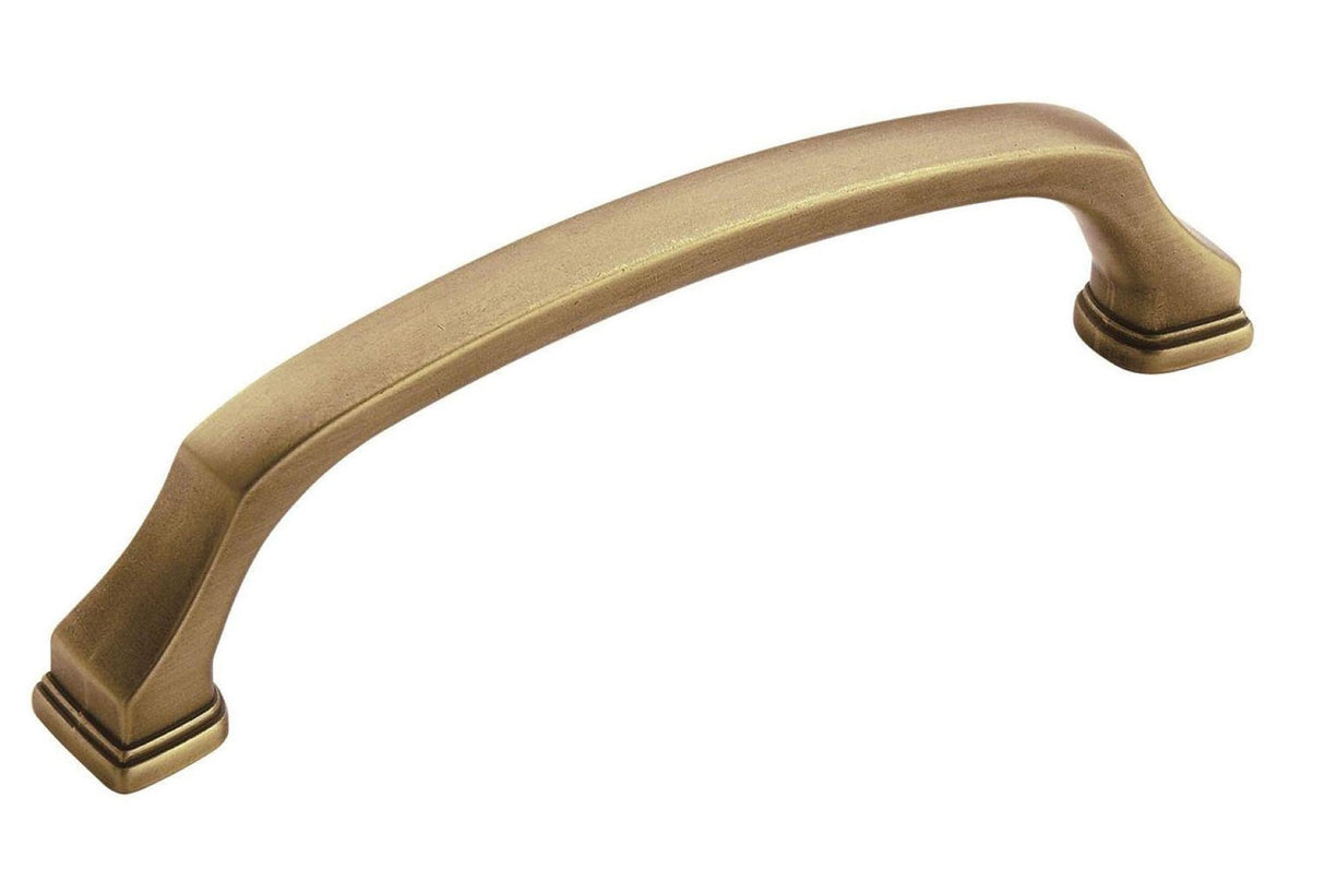 Amerock Cabinet Pull Gilded Bronze 5-1/16 inch (128 mm) Center to Center Revitalize 1 Pack Drawer Pull Drawer Handle Cabinet Hardware