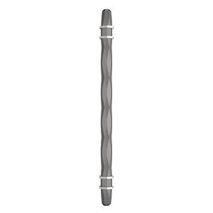 Amerock Cabinet Pull Black Chrome/Polished Chrome 8 inch (203 mm) Center-to-Center London 1 Pack Drawer Pull Drawer Handle Cabinet Hardware