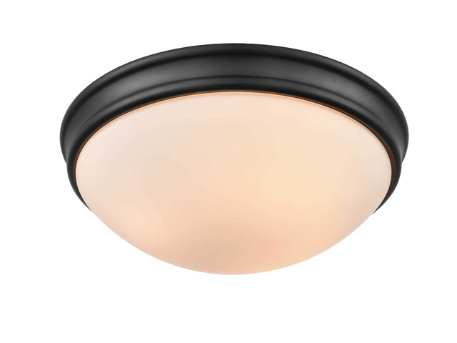 Millennium Lighting 5225-BN 3 Light 14" Wide Flush Mount Bowl Ceiling Fixture