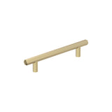 Amerock Cabinet Pull Golden Champagne 5-1/16 in (128 mm) Center-to-Center Drawer Pull Caliber Kitchen and Bath Hardware Furniture Hardware