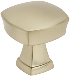 Amerock Cabinet Knob Golden Champagne 1-1/4 inch (32 mm) Length Stature 1 Pack Drawer Knob Cabinet Hardware