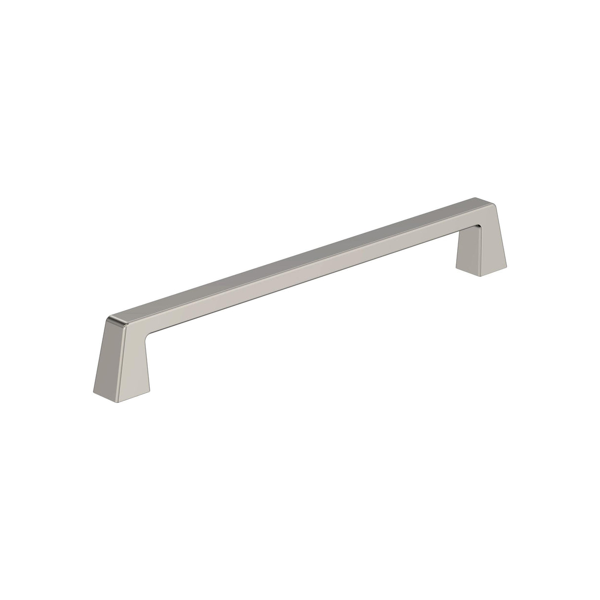 Amerock BP55282PN Polished Nickel Cabinet Pull 8 in (203 mm) Center-to-Center Cabinet Handle Blackrock Drawer Pull Kitchen Cabinet Handle Furniture Hardware