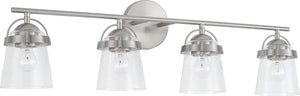 Capital Lighting 147041BN-534 Madison 4 Light Vanity Brushed Nickel