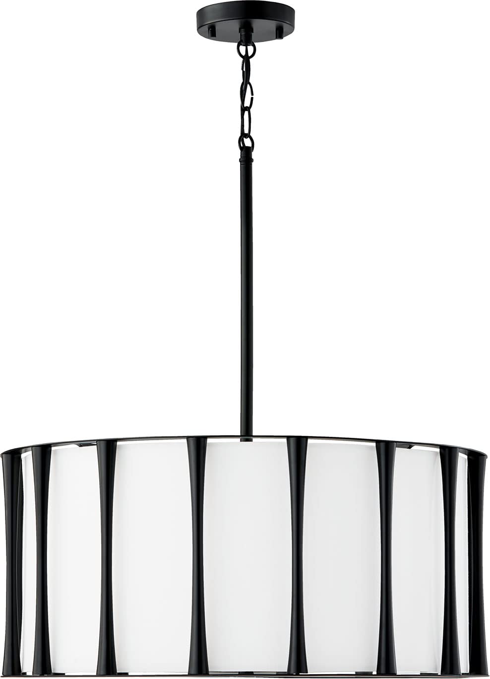 Capital Lighting 344641MB Bodie 4 Light Pendant Matte Black