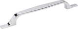 Elements 382-160PC 160 mm Center-to-Center Polished Chrome Square Cosgrove Cabinet Pull