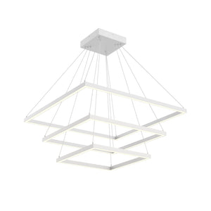 Kuzco CH88332-BG PIAZZA 3 LAYER 32" CHANDELIER BG TEXTURED DOWN ONLY 930 TRIAC 120 154W