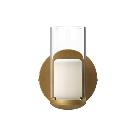 Kuzco WS53505-BG/CL BIRCH 3" WALL SCONCE BRUSHED GOLD CLEAR GLASS 120V ELV LED 3000K 90CRI 6W