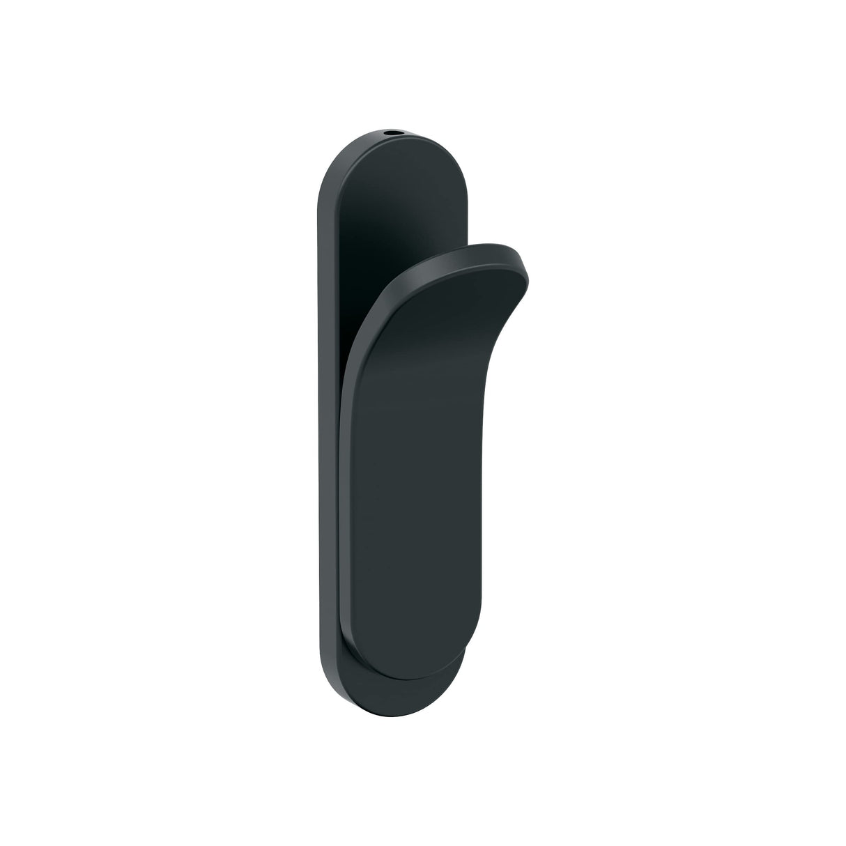 Amerock HBX37012MB Unison Single Prong Decorative Wall Hook Matte Black Hook for Coats, Hats, Backpacks, Bags Hooks for Bathroom, Bedroom, Closet, Entryway, Laundry Room, Office