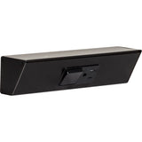 Task Lighting TRS9-1B-BK 9" TR Switch Series Angle Power Strip, Single Switch, Black Finish, Black Switch and Receptacles