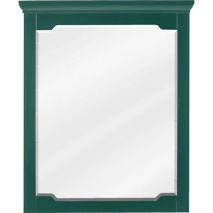 Jeffrey Alexander MIR2CHA-28-GN 28" W x 1-1/2" D x 34" H Forest Green Chatham mirror