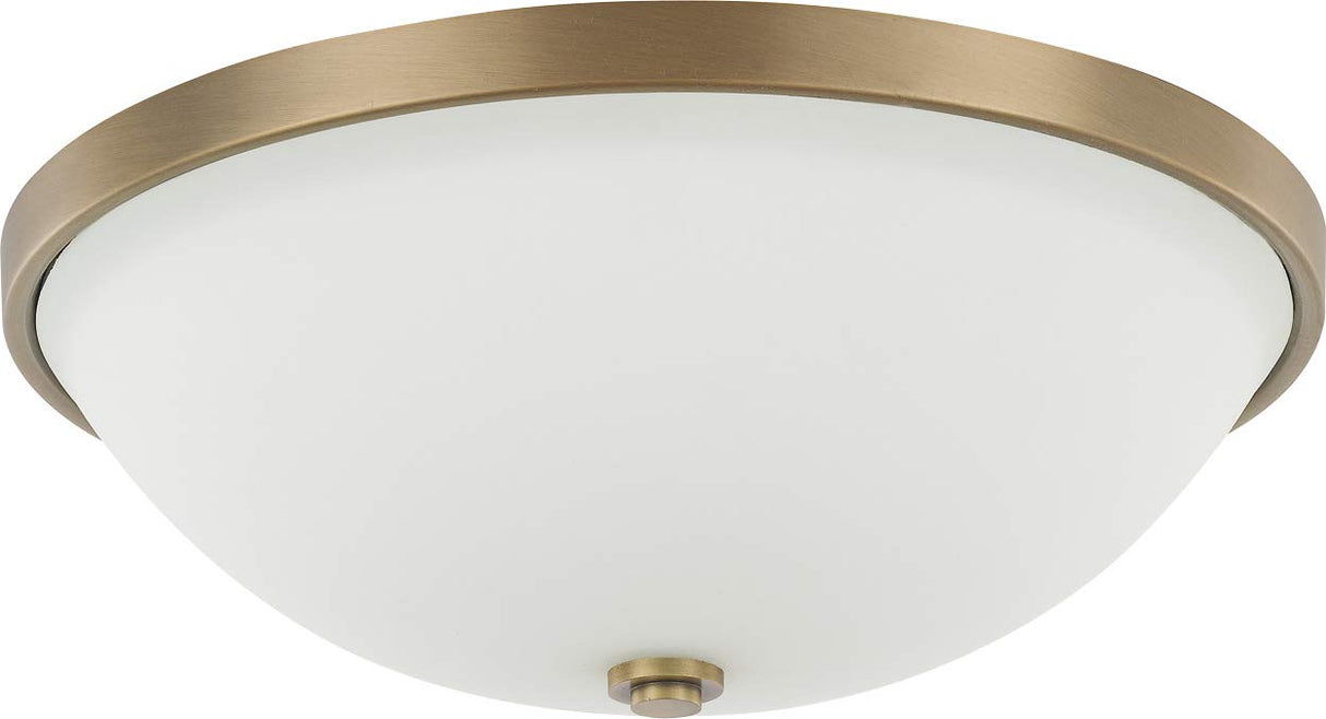 Capital Lighting 2325AD-SW Perkins 3 Light Flush Mount Aged Brass