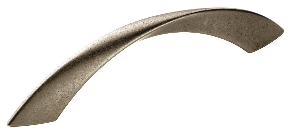 Amerock Cabinet Pull Antique Nickel 5-1/16 inch (128 mm) Center to Center Essential'Z 1 Pack Drawer Pull Drawer Handle Cabinet Hardware
