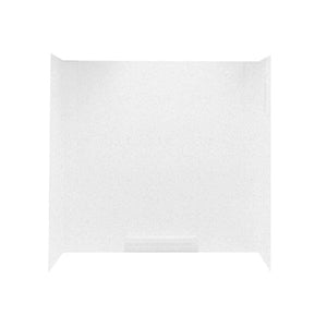 Swanstone GN-58 30 x 60 x 58 Veritek Smooth Glue up Tub Wall Kit in White GN58000.010