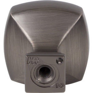 Jeffrey Alexander 278BNBDL 1-1/8" Overall Length Brushed Pewter Square Audrey Cabinet Knob