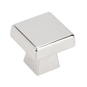 Amerock Cabinet Knob Polished Chrome 1-1/2 inch (38 mm) Length Blackrock 1 Pack Drawer Knob Cabinet Hardware