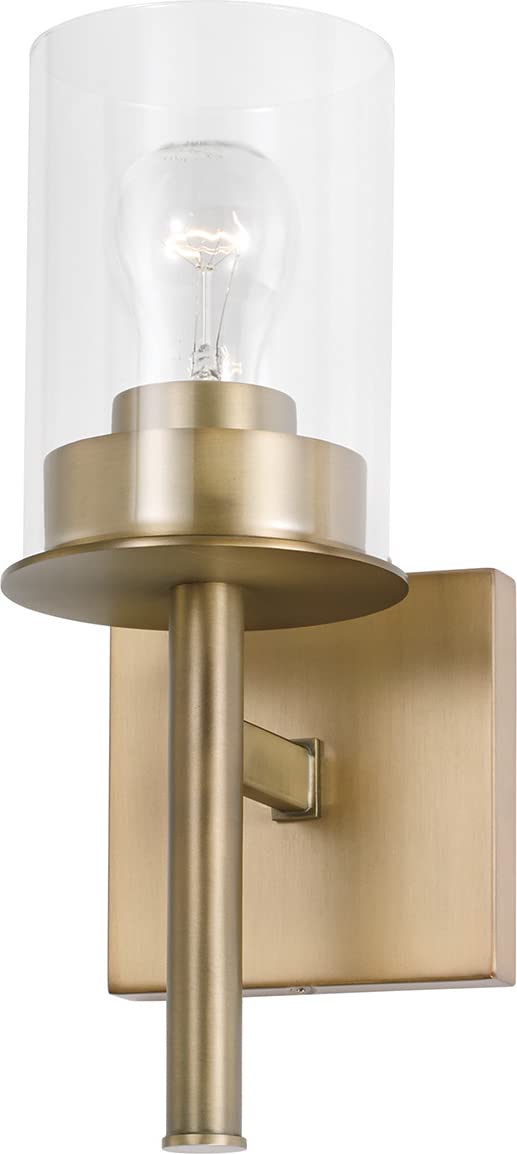 Capital Lighting 646811AD-532 Mason 1 Light Sconce Aged Brass