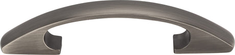 Elements 771-3BNBDL 3" Center-to-Center Brushed Pewter Arched Strickland Cabinet Pull